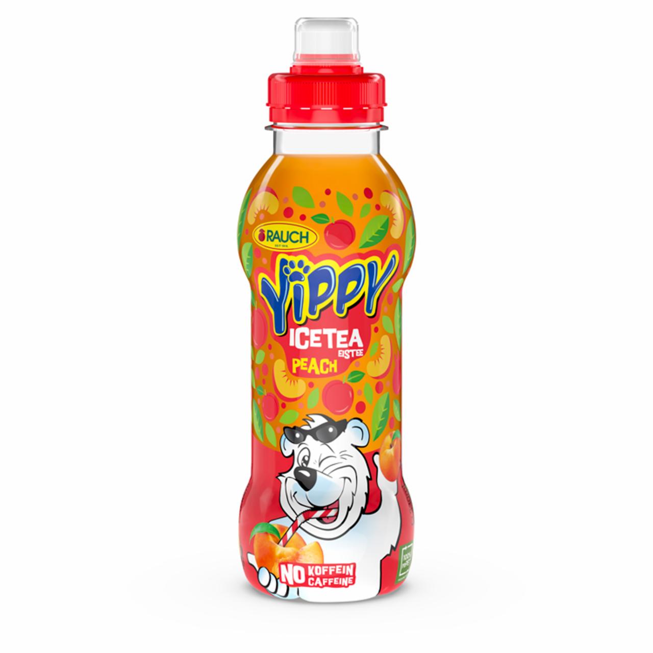 Képek - Rauch Yippy Ice Tea őszibarackos üdítőital, koffeinmentes fekete teából és csipkebogyóból 330 ml