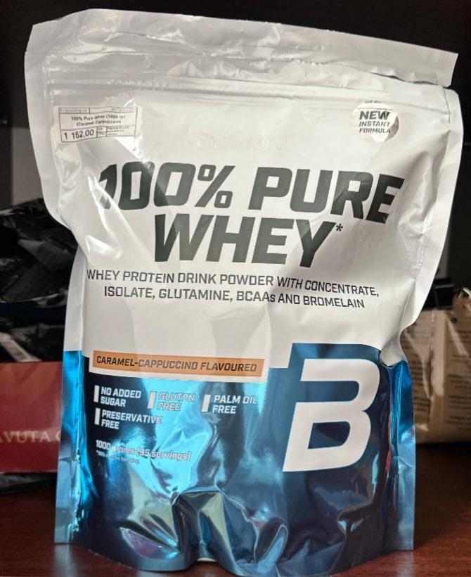 Képek - 100% pure whey protein drink powder caramel-cappuccino BioTechUSA