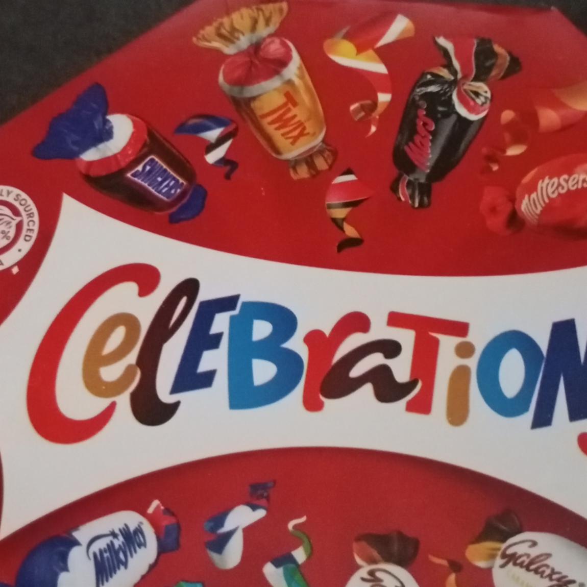 Képek - Celebrations vegyes töltött és kekszes tejcsokoládé 196 g