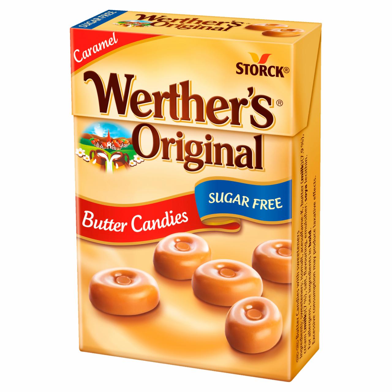 Képek - Werther's Original cukormentes tejszínes töltetlen keménycukorka édesítőszerekkel 42 g