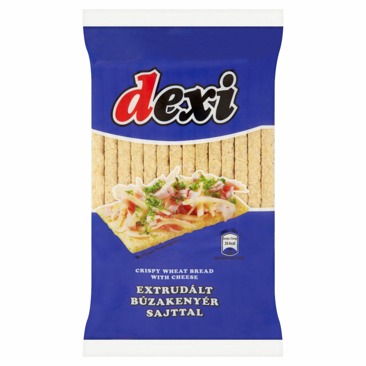 Képek - Dexi extrudált búzakenyér sajttal 125 g