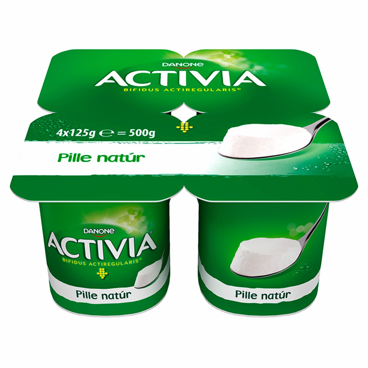 Képek - Danone Activia Pille élőflórás, natúr joghurt 4 x 125 g (500 g)