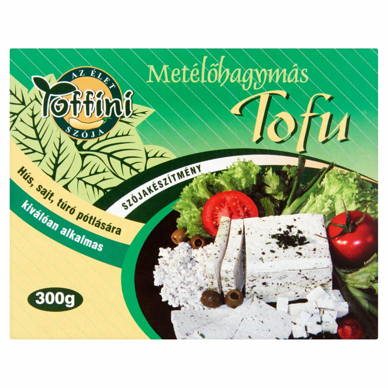 Képek - Toffini Tofu metélőhagymás szójakészítmény 300 g