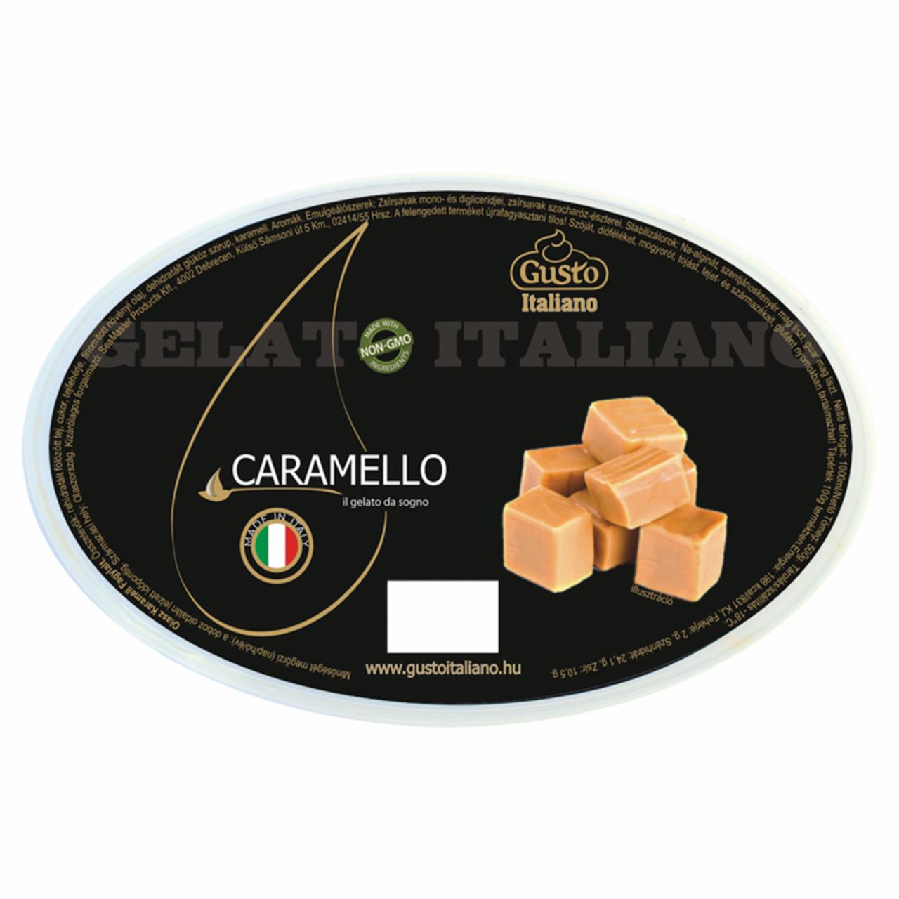 Képek - Gusto Italiano olasz karamell fagylalt 1000 ml