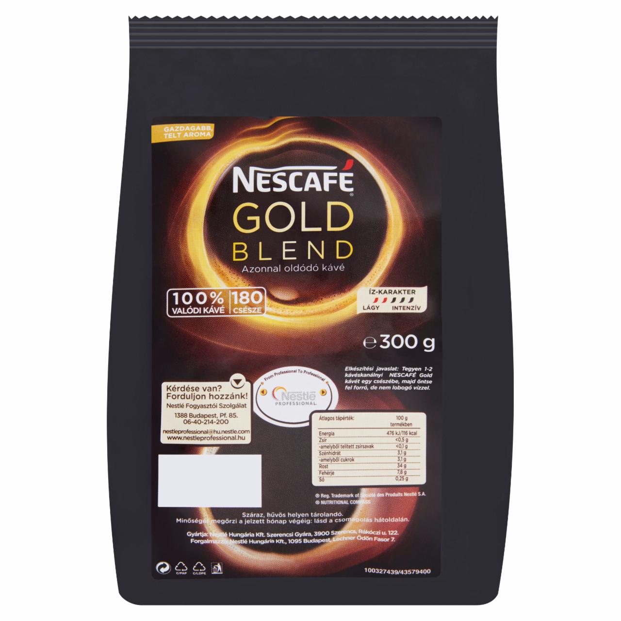 Képek - Nescafé Gold Blend azonnal oldódó kávé 300 g
