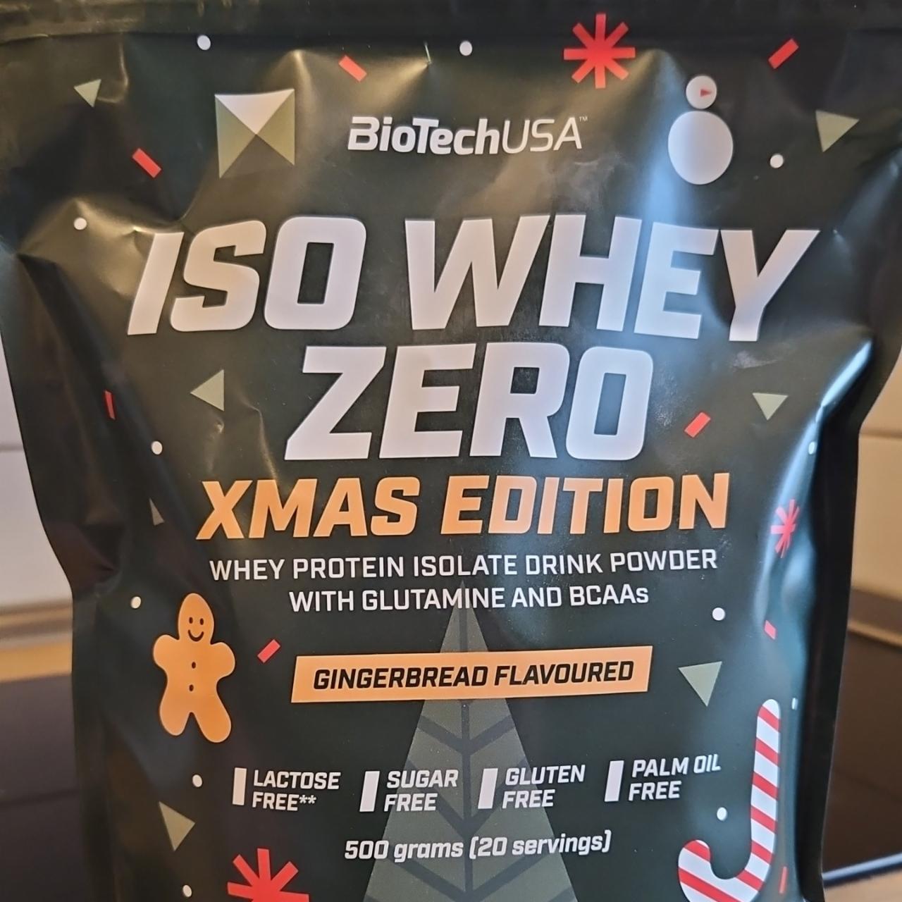 Képek - Iso whey zero Xmas edition Gingerbread flavour BioTechUSA