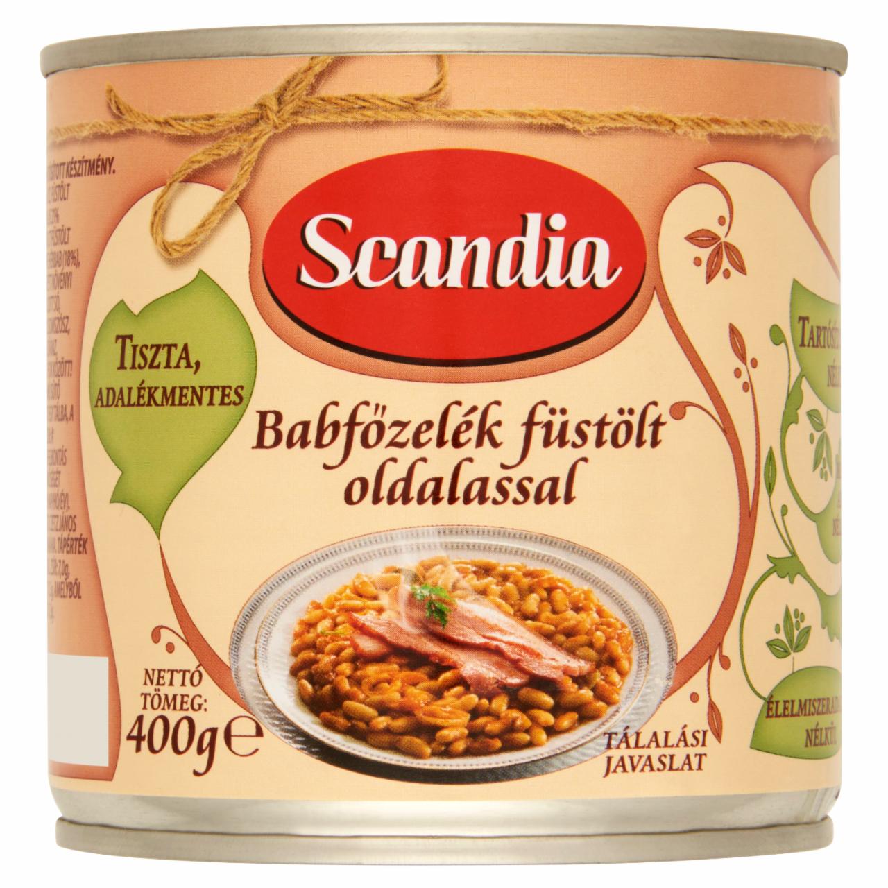 Képek - Scandia babfőzelék füstölt oldalassal 400 g