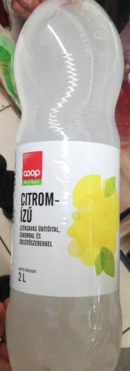 Képek - Citromízű szénsavas üditőital Coop