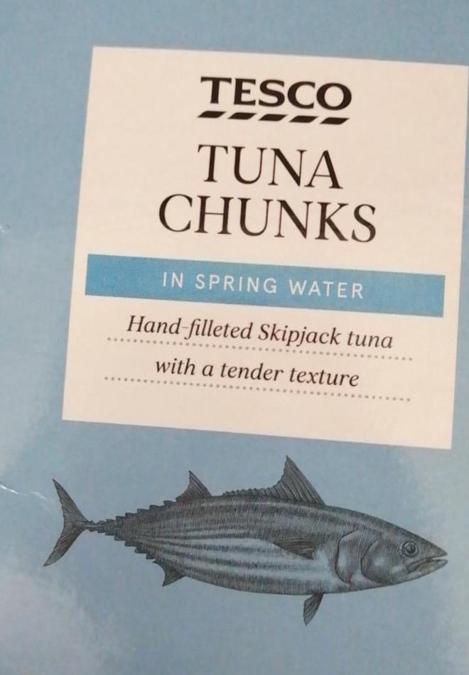Képek - Tuna chunks in spring water Tesco