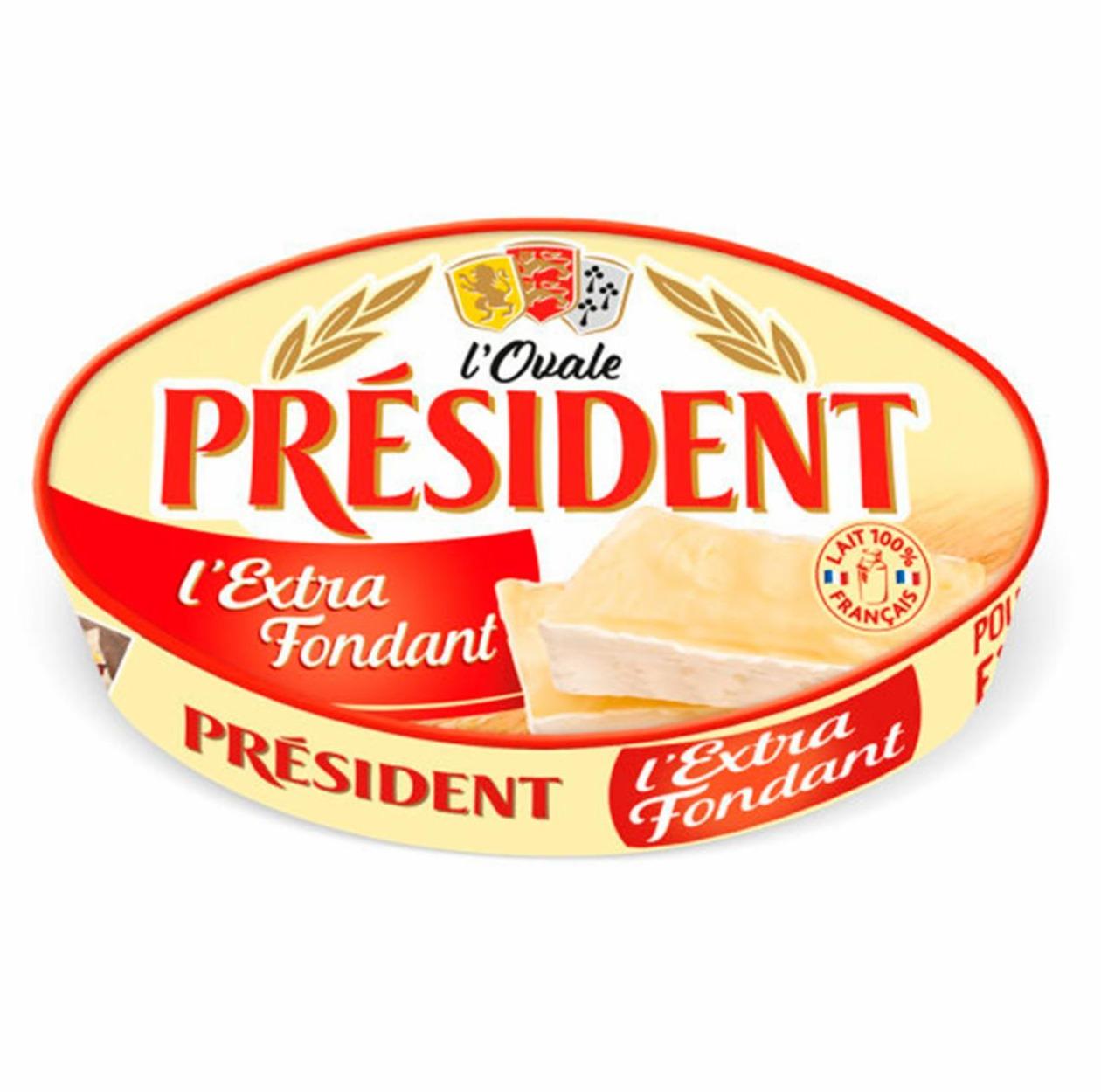 Képek - Président fehér nemespenésszel érlelt zsírdús lágy camembert sajt 200 g