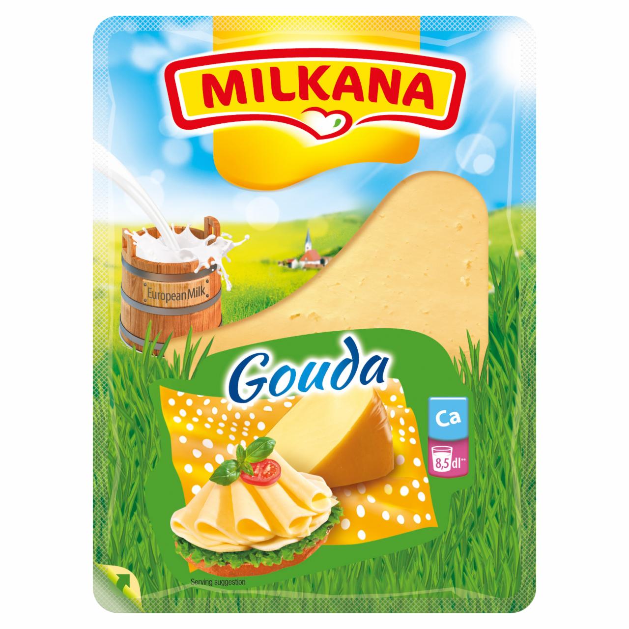 Képek - Milkana Gouda szeletelt sajt 125 g