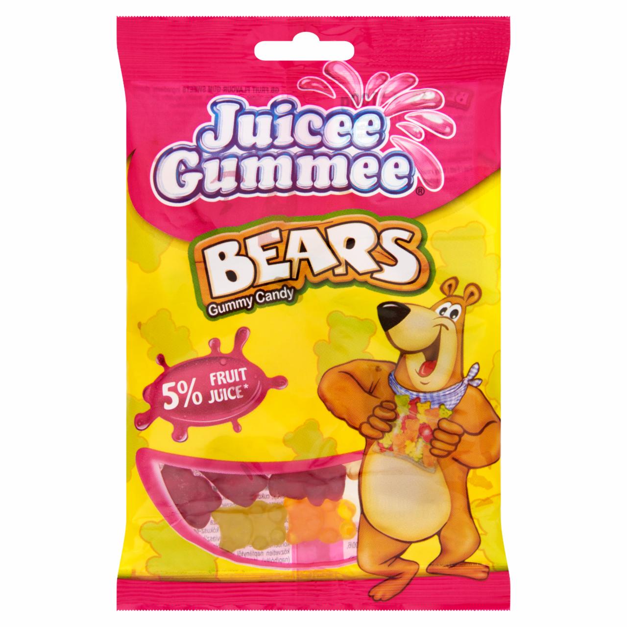 Képek - Juicee Gummee Bears gyümölcsös ízű gumicukor 100 g