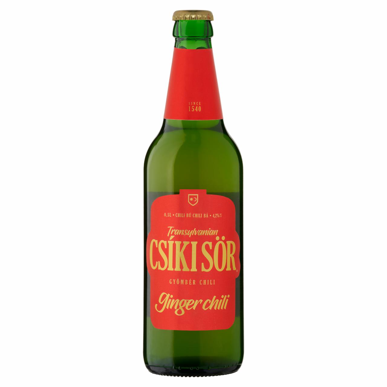 Képek - Csíki Sör világos sör és chili-gyömbéres üdítőital keverék 4,2% 500 ml 