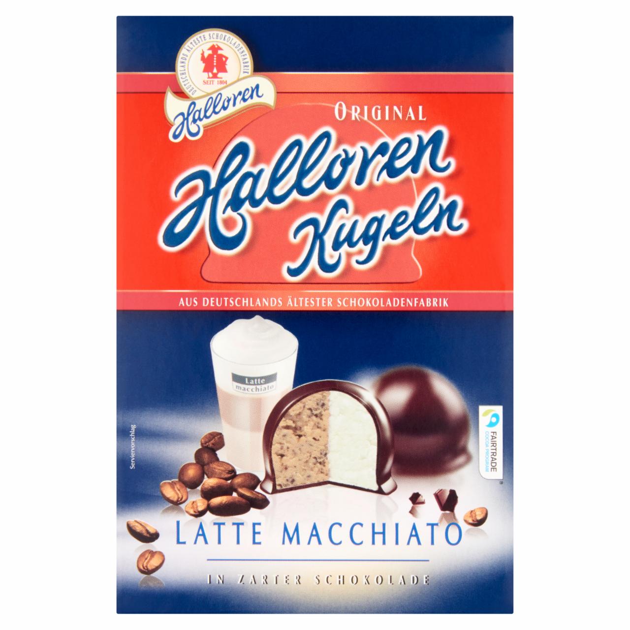 Képek - Halloren Latte Macchiato csokigolyó 125 g