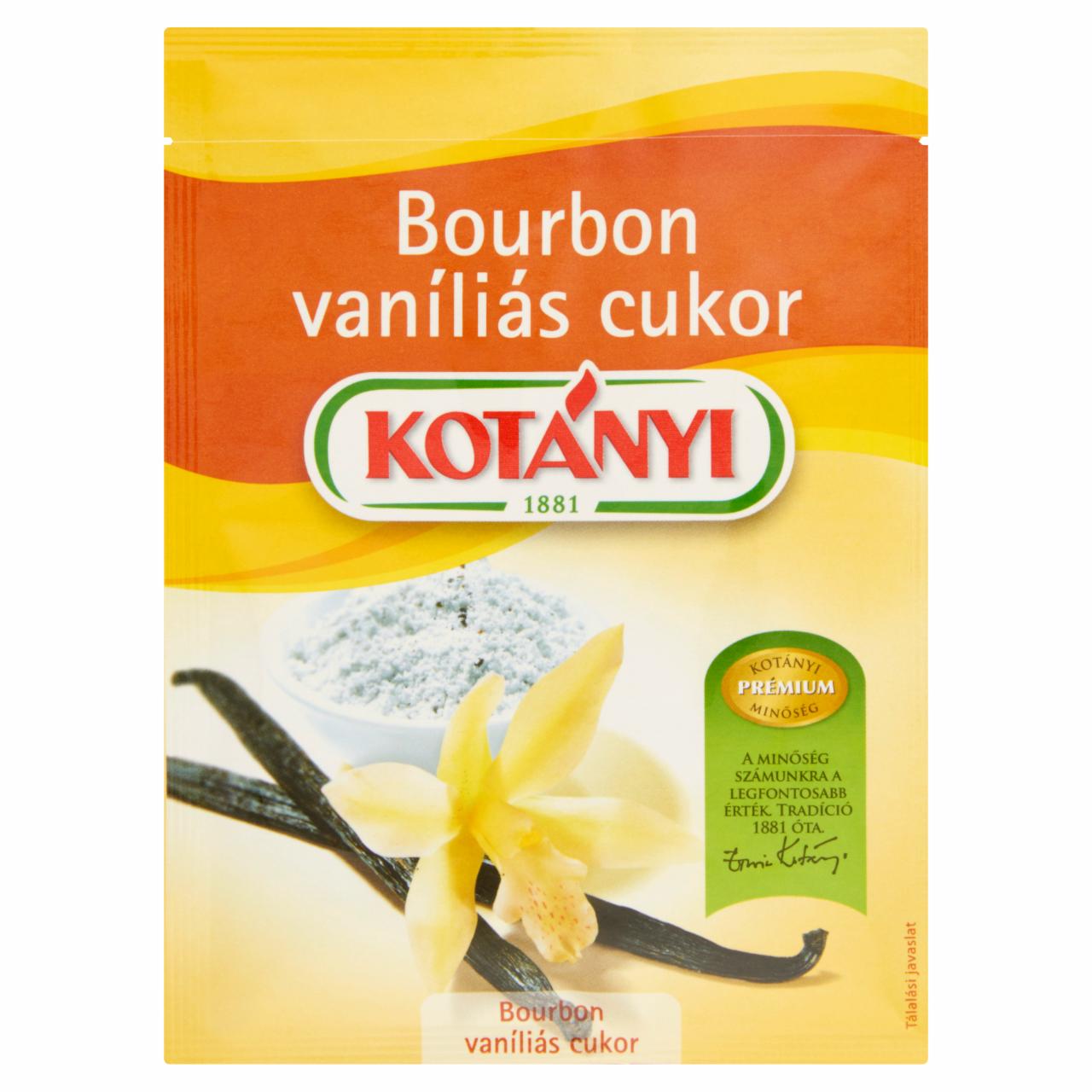 Képek - Kotányi Bourbon vaníliás cukor 20 g