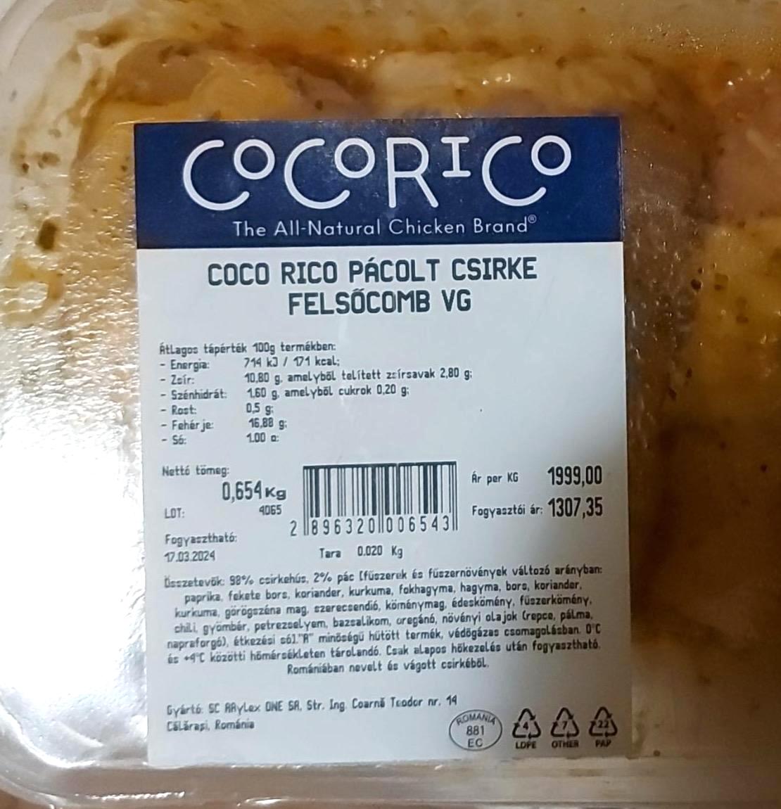 Képek - Pácolt csirke felsőcomb Coco rico