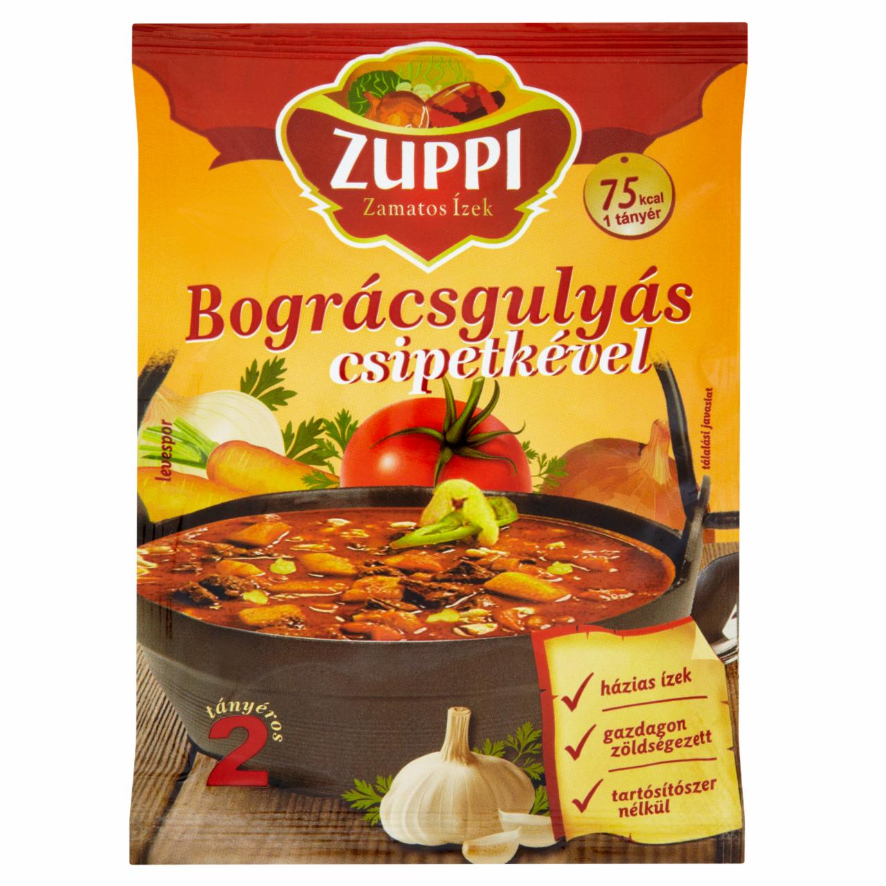 Képek - Zuppi bográcsgulyás csipetkével 50 g