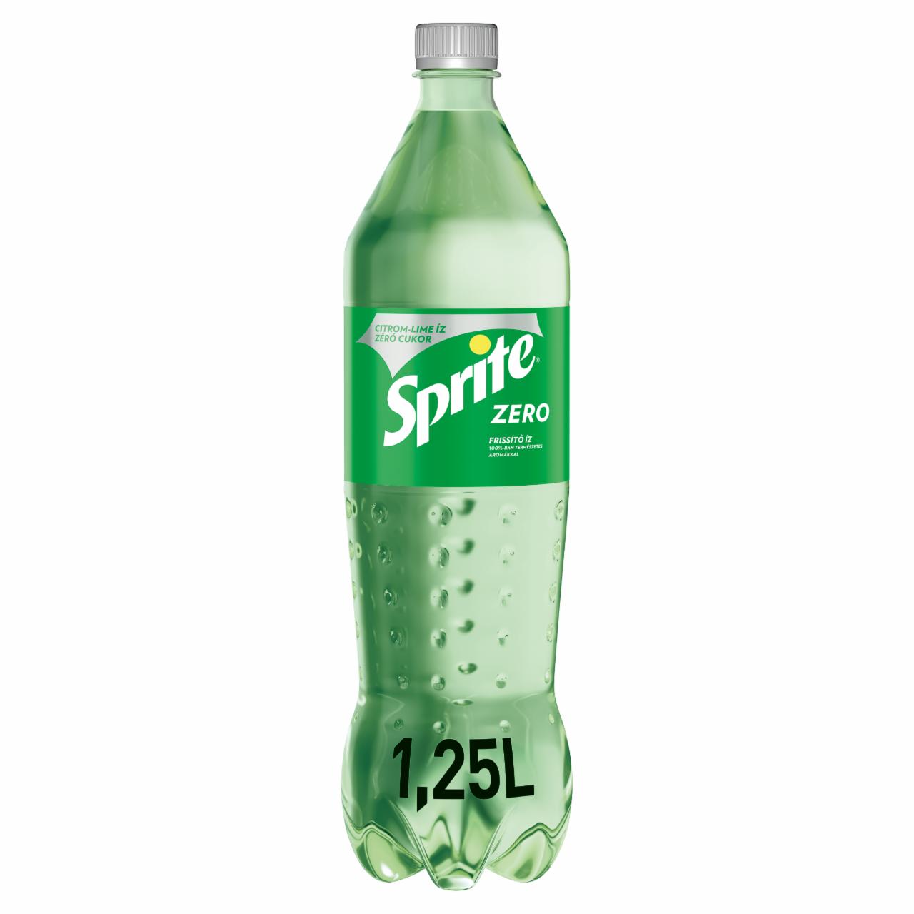 Képek - Sprite Zero citrom és lime ízű energiamentes szénsavas üdítőital édesítőszerekkel 1,25 l