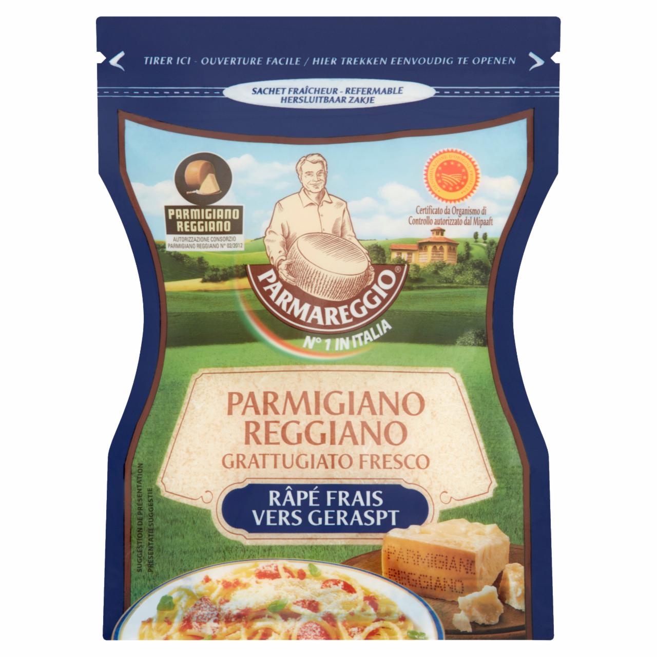 Képek - Parmareggio Parmigiano Reggiano OEM félzsíros reszelt kemény sajt 60 g