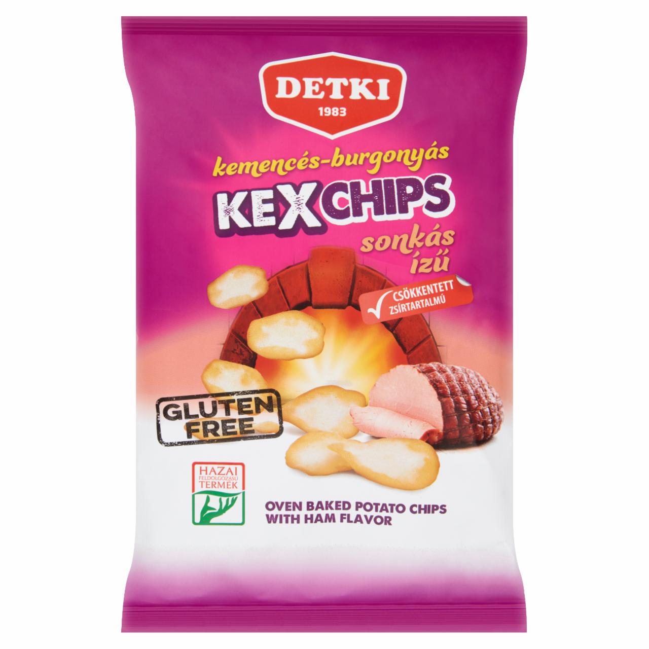 Képek - Detki Kexchips sonkás ízű kemencés-burgonyás chips 75 g