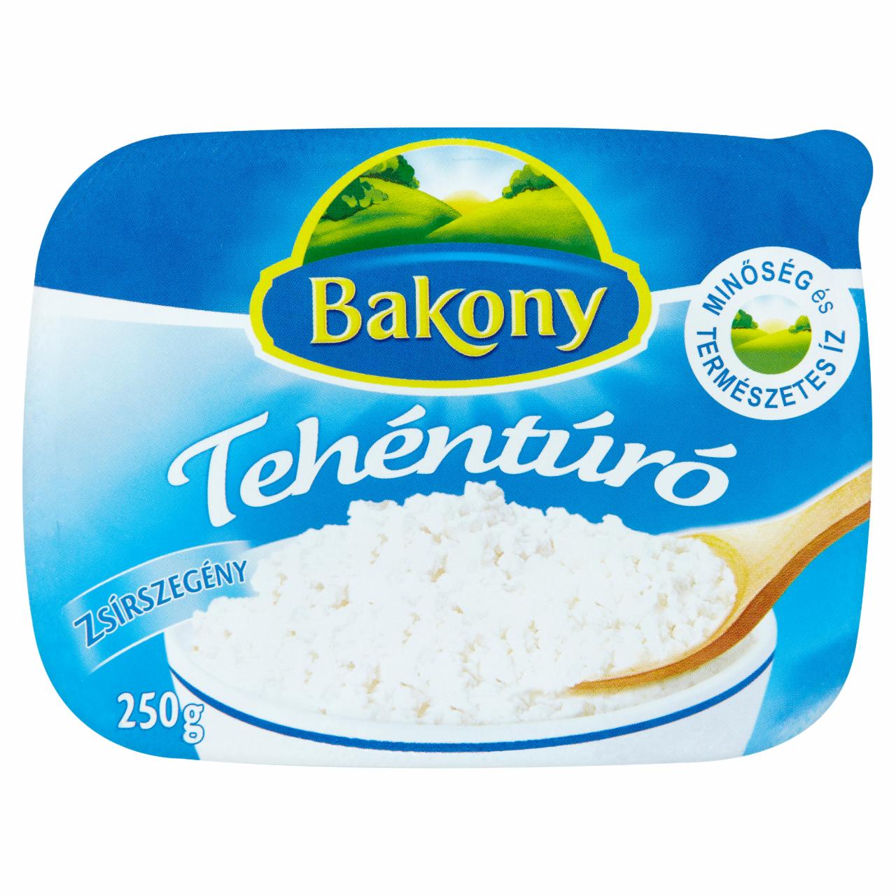 Képek - Bakony zsírszegény tehéntúró 250 g