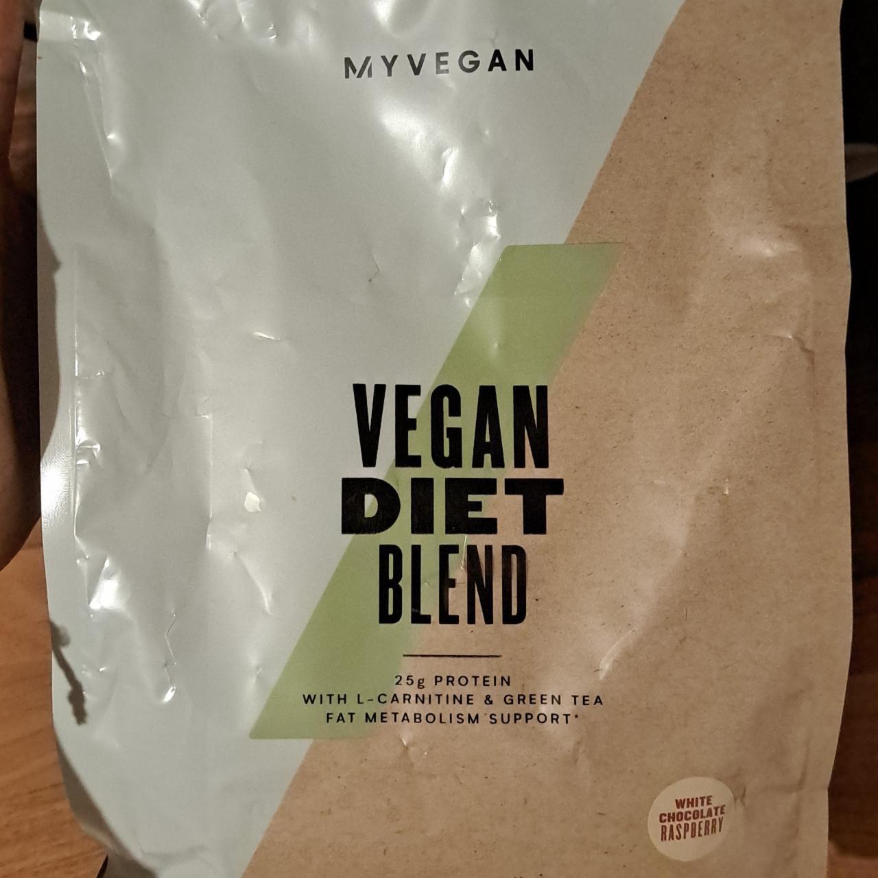Képek - Vegan diet blend Fehér csoki-málna MyVegan