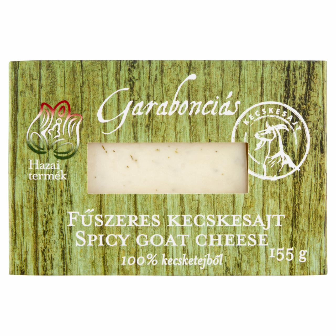 Képek - Garabonciás fűszeres kecskesajt 155 g