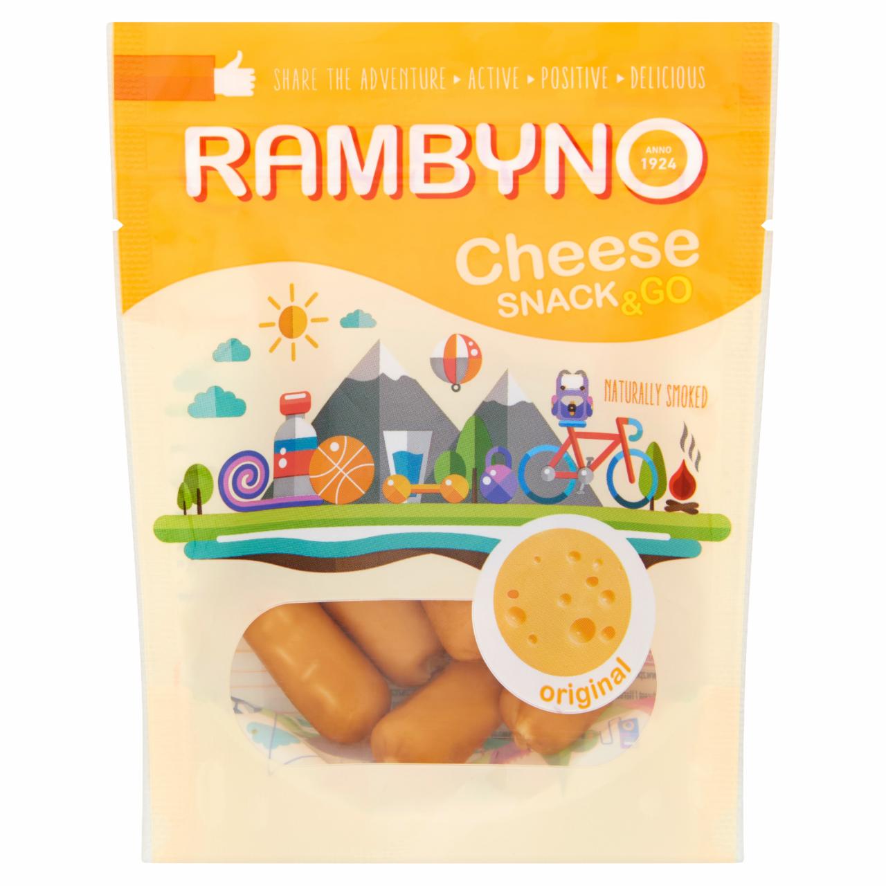 Képek - Rambyno Snack & Go natúr füstölt snack sajt 75 g