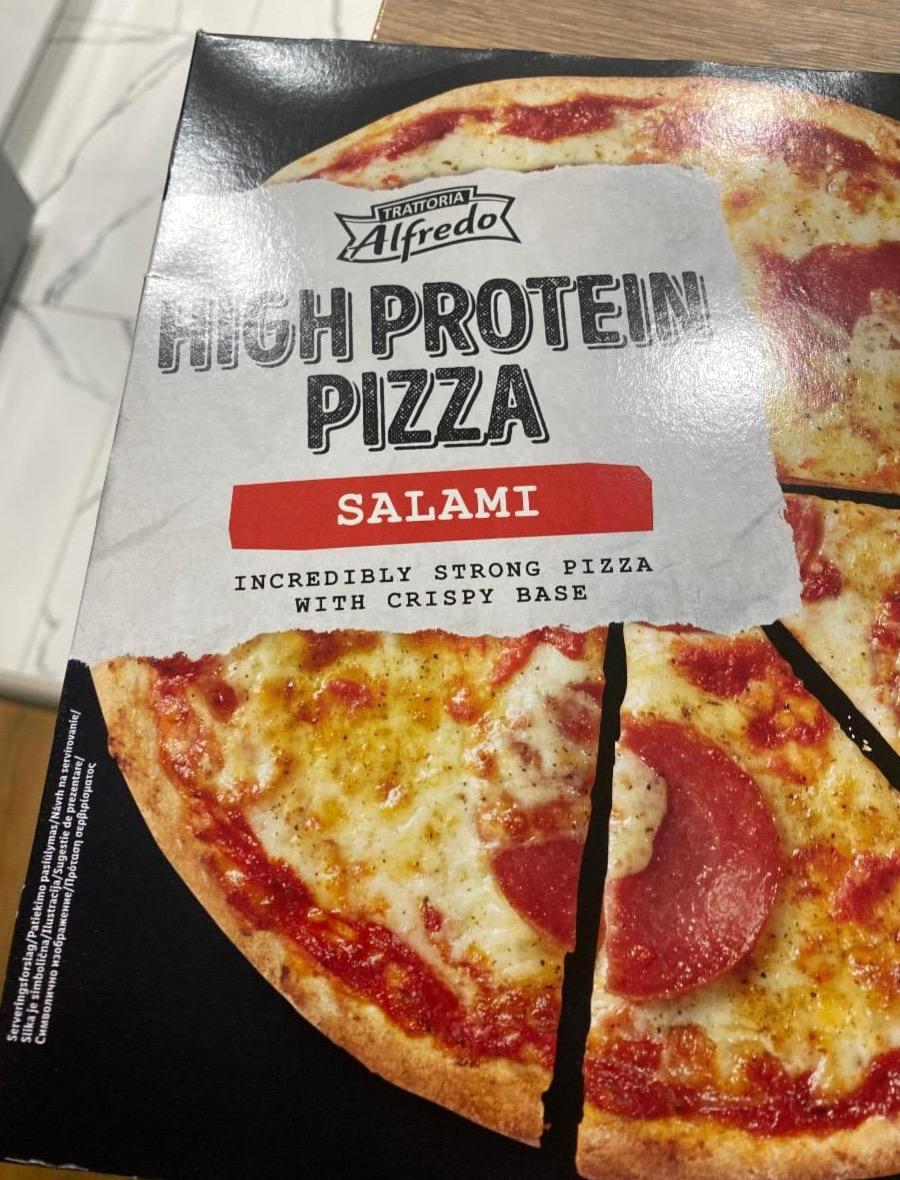 Képek - High protein pizza Salami Trattoria Alfredo