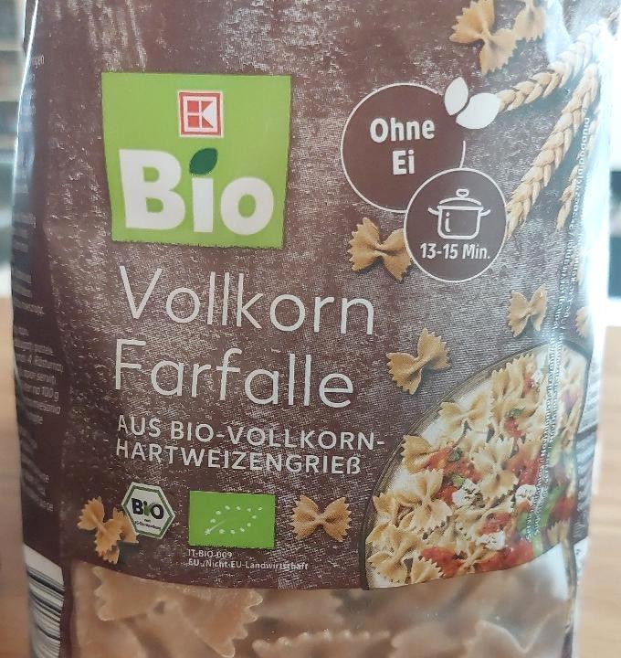 Képek - Bio vollkorn farfalle K-Bio