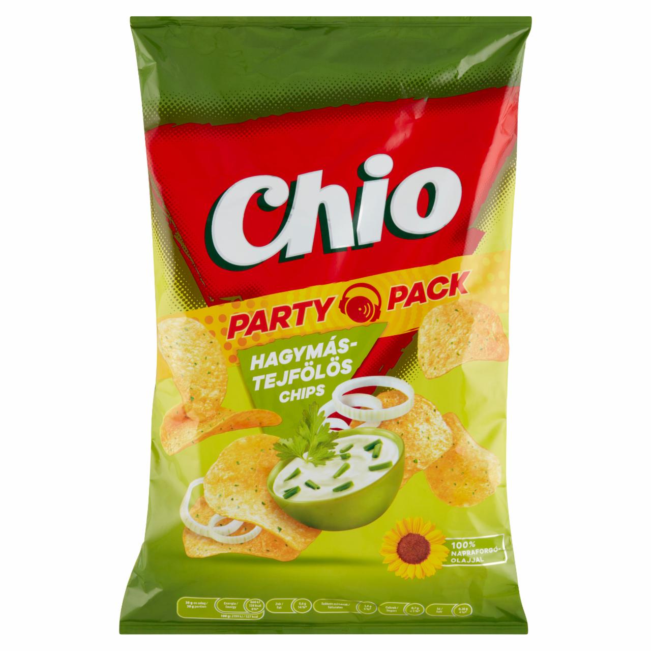 Képek - Chio Party Pack hagymás-tejfölös burgonyachips 240 g