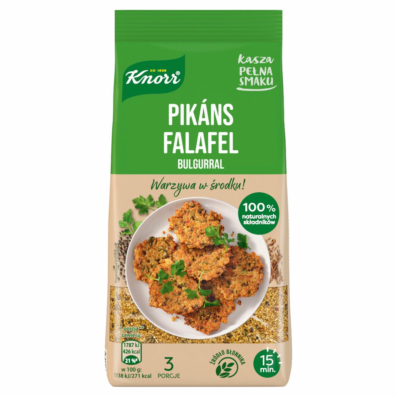 Képek - Knorr pikáns falafel alap bulgurral 150 g