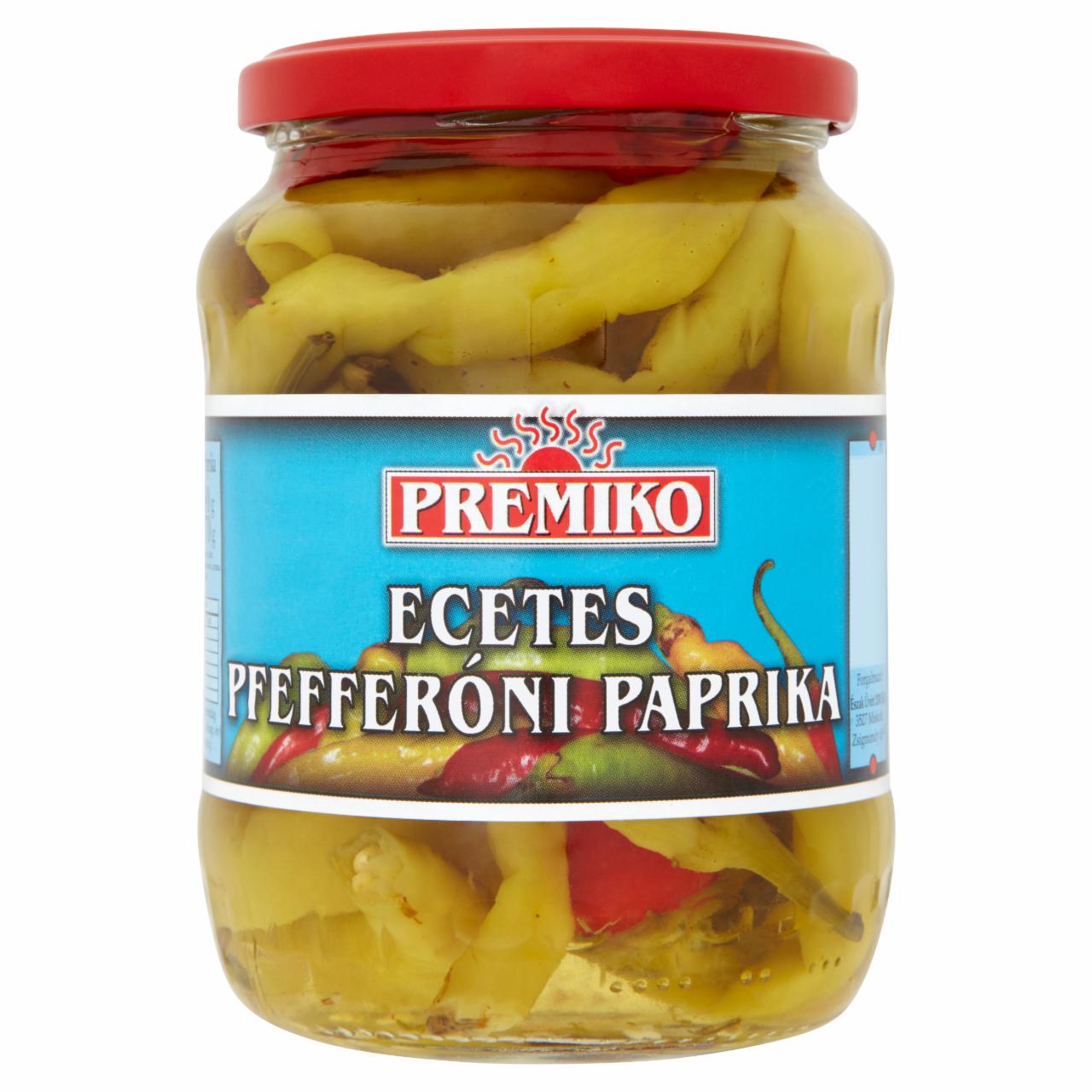 Képek - Premiko ecetes pfefferóni paprika 680 g
