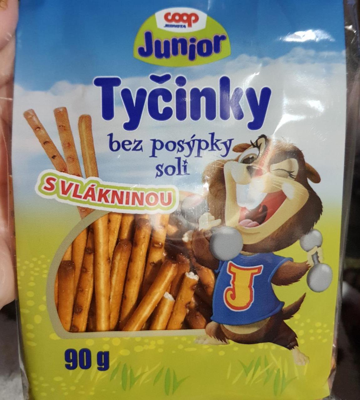 Képek - Junior tyčinky bez posýpky soli Coop