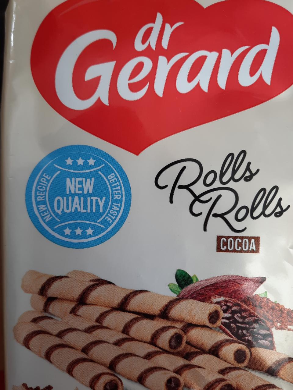 Képek - Dr Gerard Rolls Rolls kakaókrémmel töltött ostyarúd 160 g