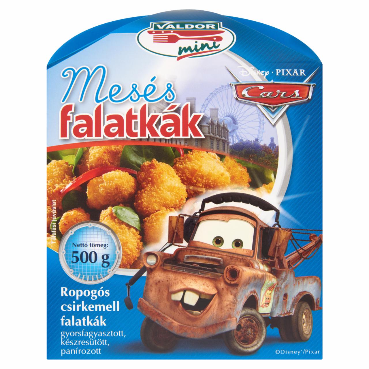 Képek - Valdor Mini Mesés Falatkák gyorsfagyasztott, panírozott ropogós csirkemell falatkák 500 g