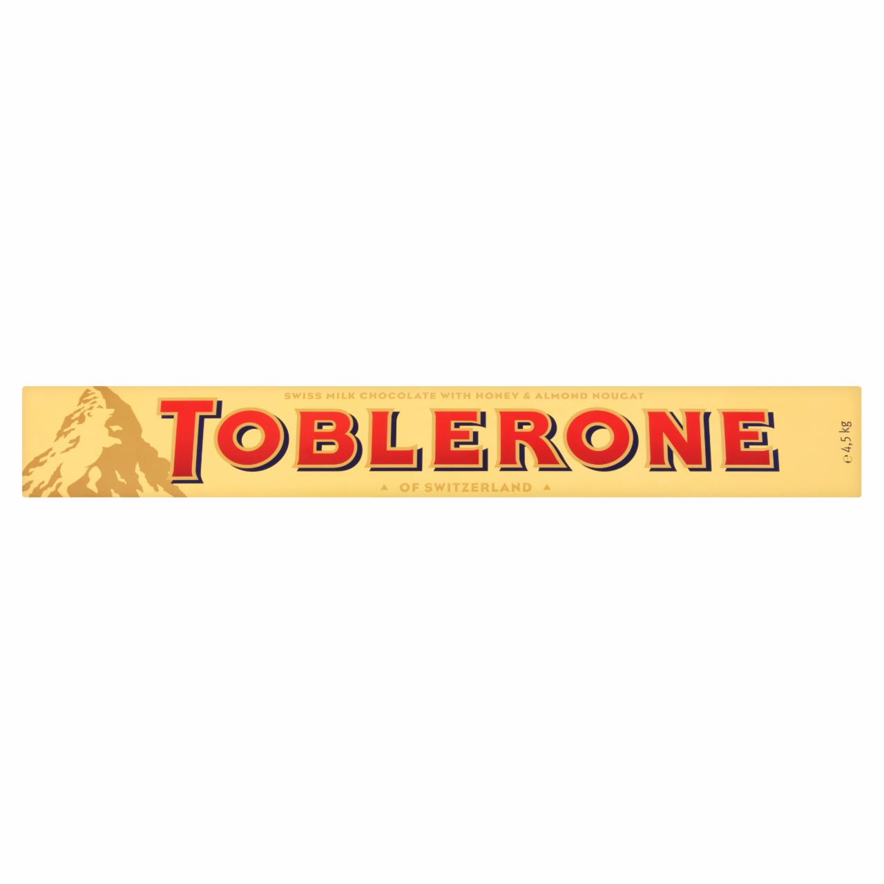 Képek - Toblerone svájci tejcsokoládé mézzel és mandulával 4500 g