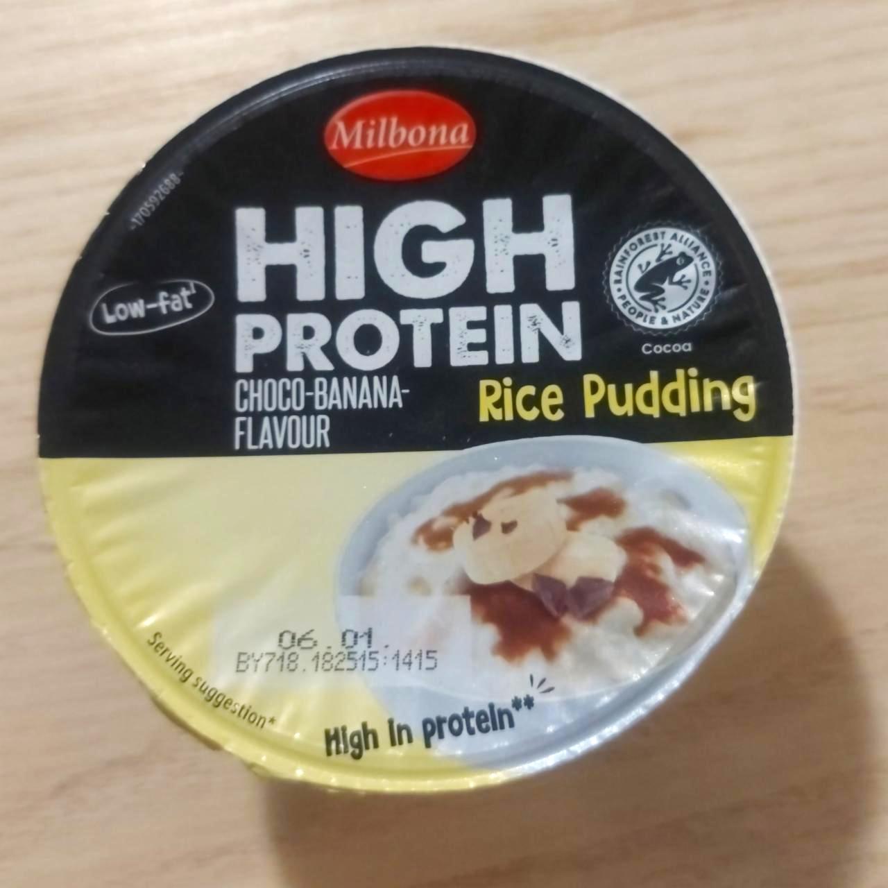 Képek - High protein rice pudding choco-banana Milbona