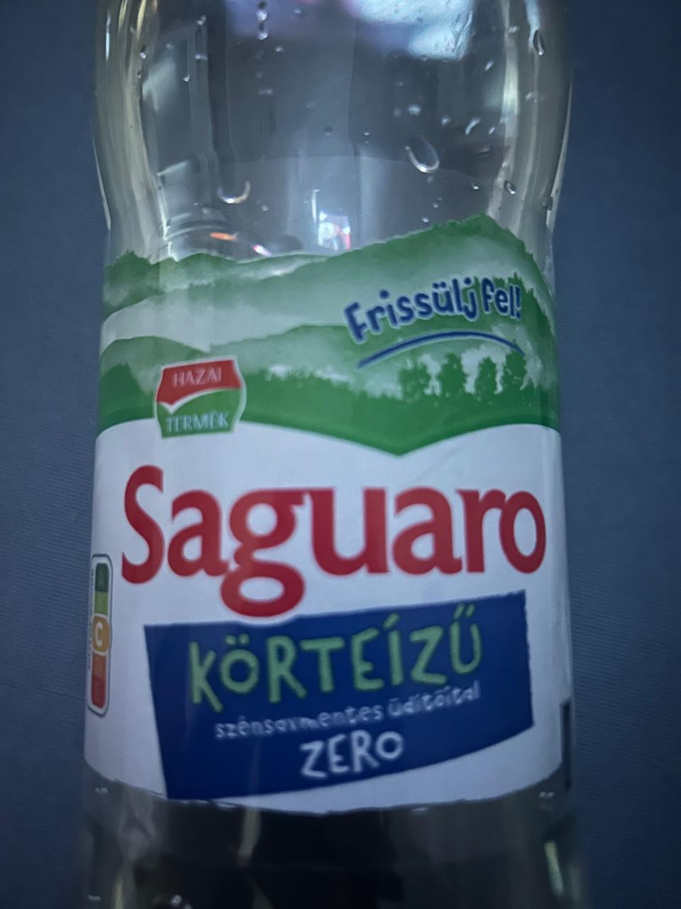 Képek - Körteízű szénsavmentes üditőital zéró Saguaro