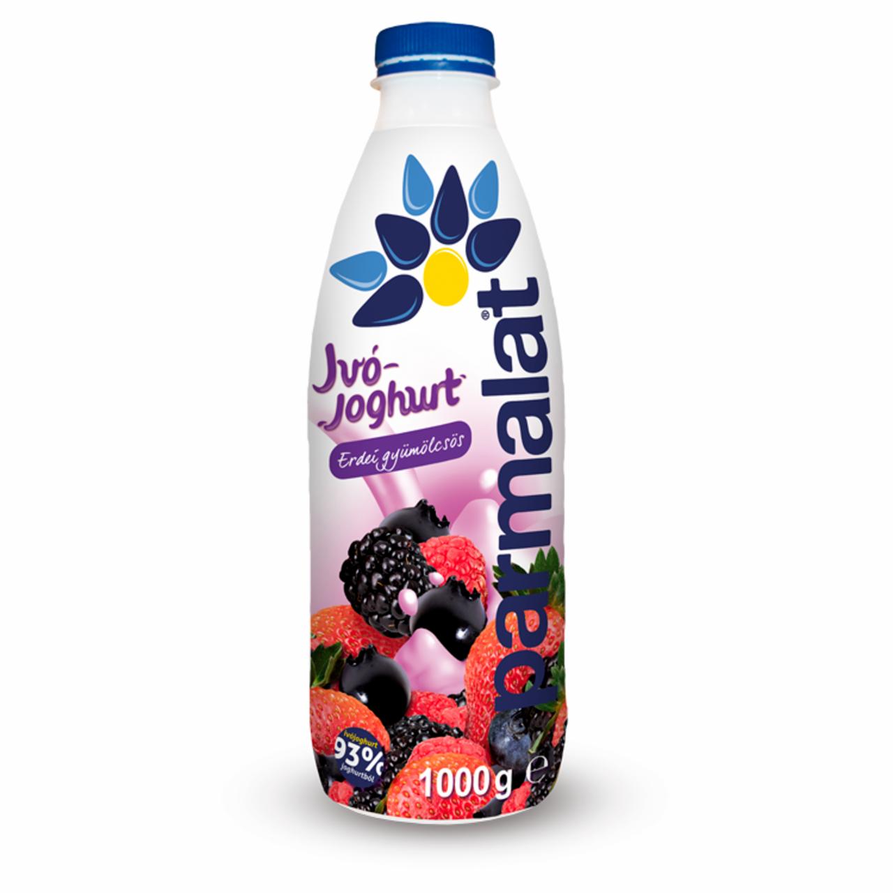 Képek - Parmalat zsírszegény erdei gyümölcsös ivójoghurt 1 kg