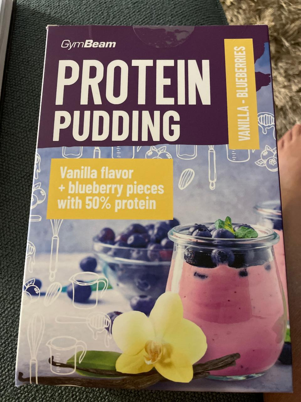 Képek - Protein pudding Vanilla - blueberries GymBeam