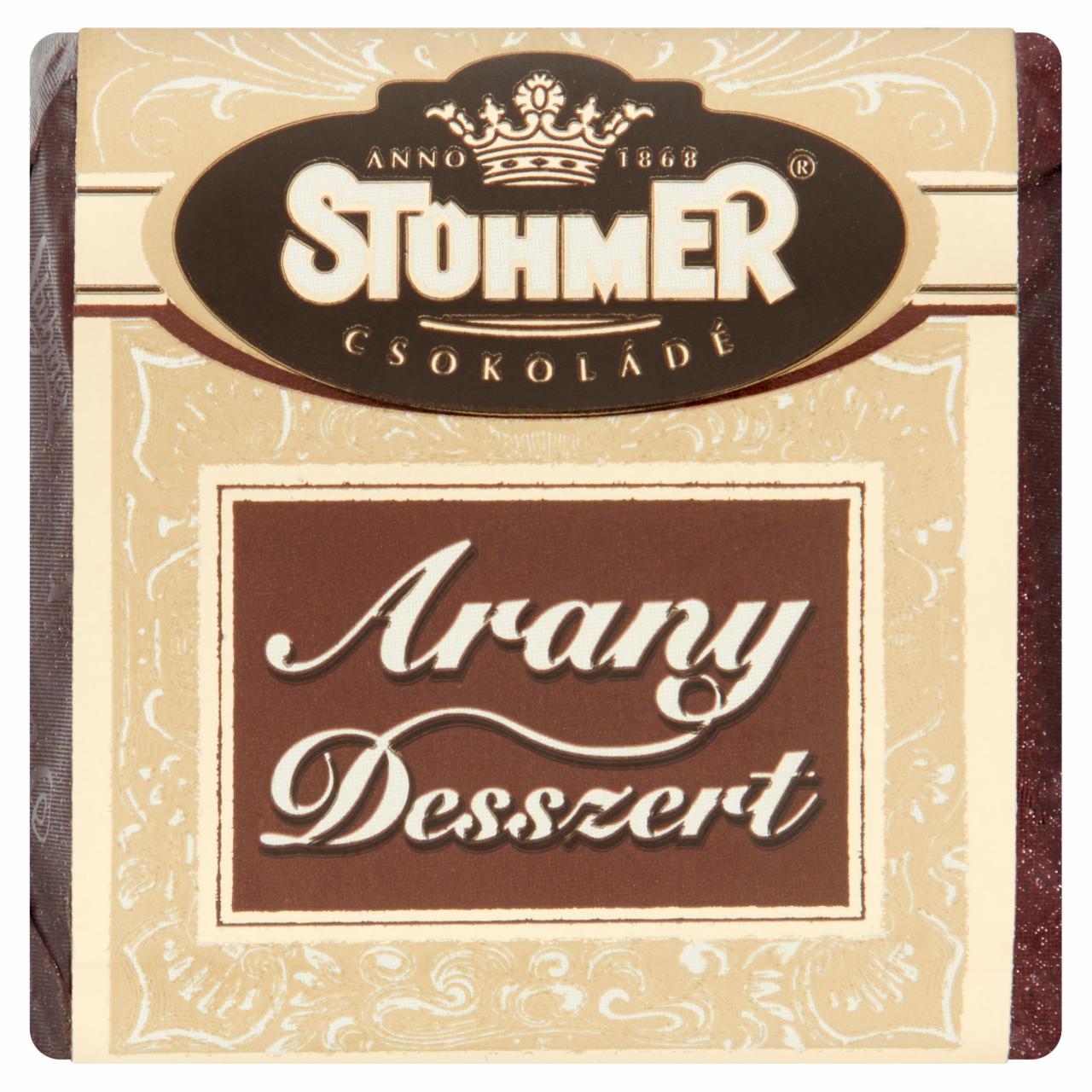 Képek - Stühmer Arany Desszert mandulamarcipán csokoládékrémmel, étcsokoládé bevonattal 30 g