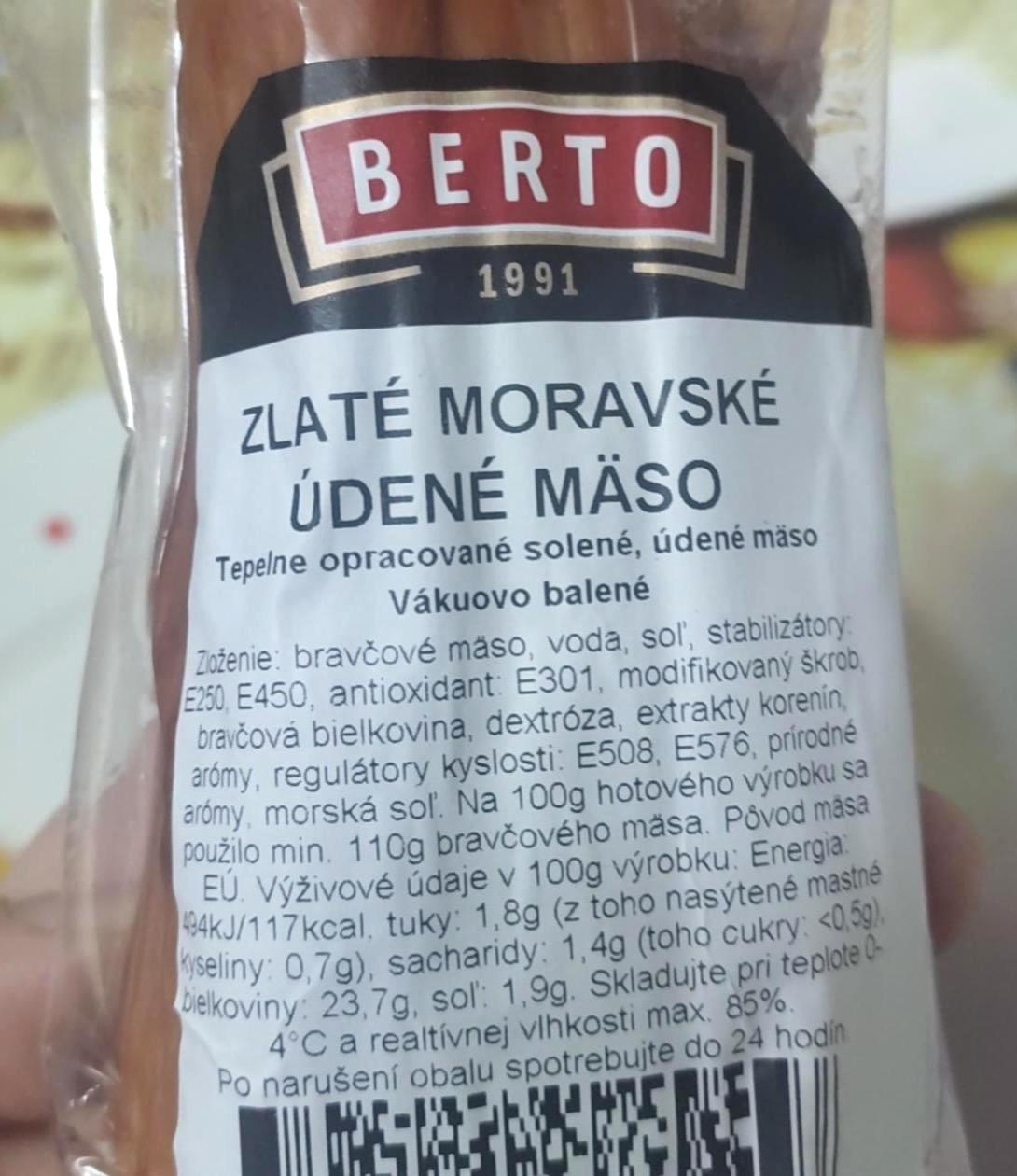 Képek - Zlaté moravské údené mäso Berto