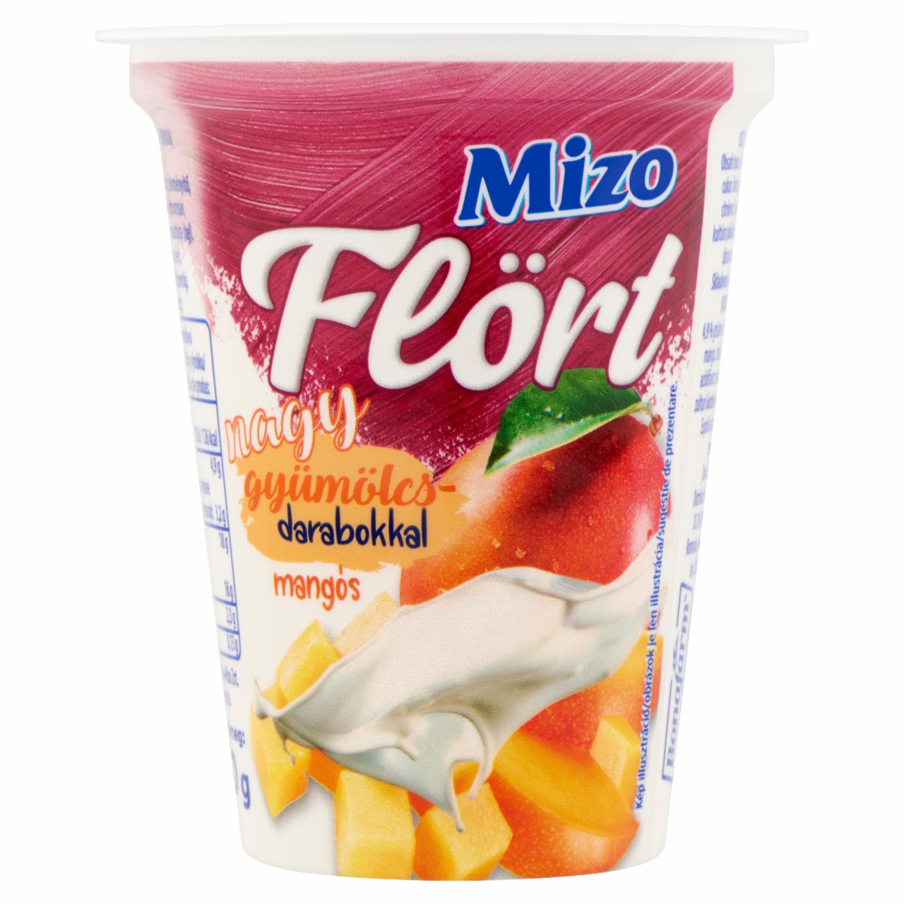 Képek - Mizo Flört mangós joghurt nagy gyümölcsdarabokkal 150 g