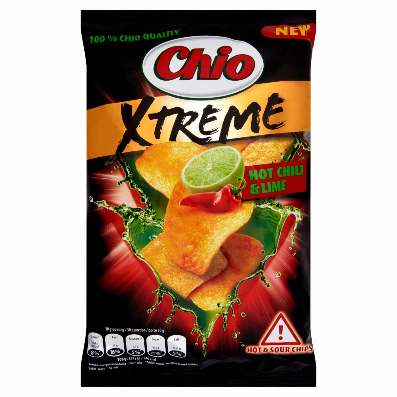 Képek - Chio Xtreme chili és lime burgonyachips 70 g
