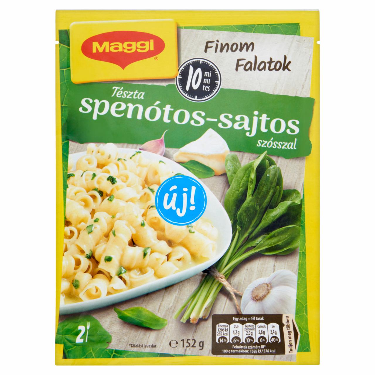 Képek - Maggi Finom Falatok tészta spenótos-sajtos szósszal 152 g