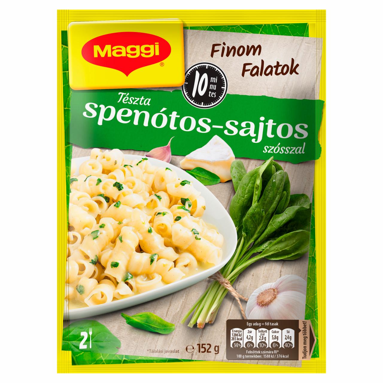Képek - Maggi Finom Falatok tészta spenótos-sajtos szósszal 152 g