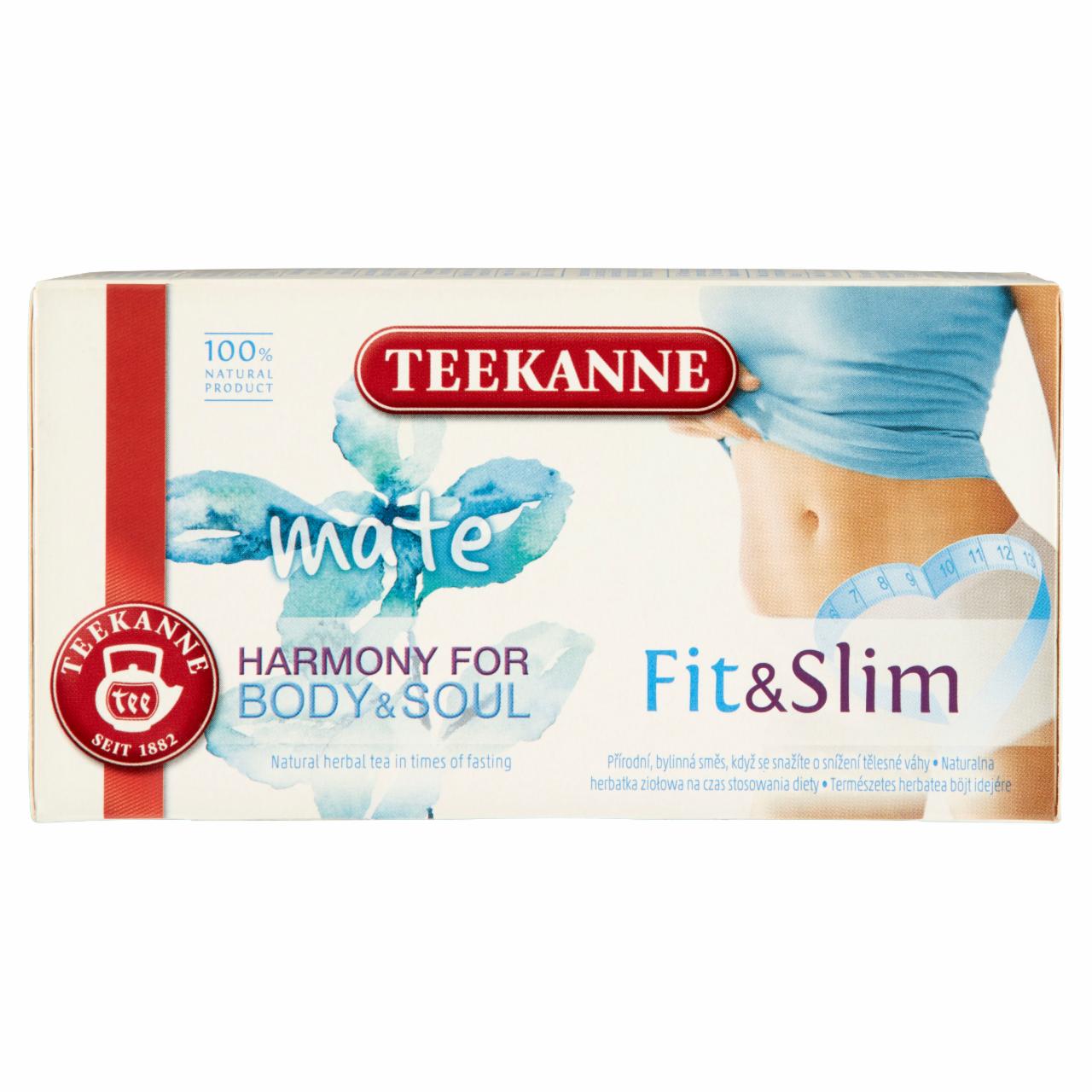 Képek - Teekanne Harmony for Body & Soul Fit & Slim herbatea zöld teával 20 filter 32 g