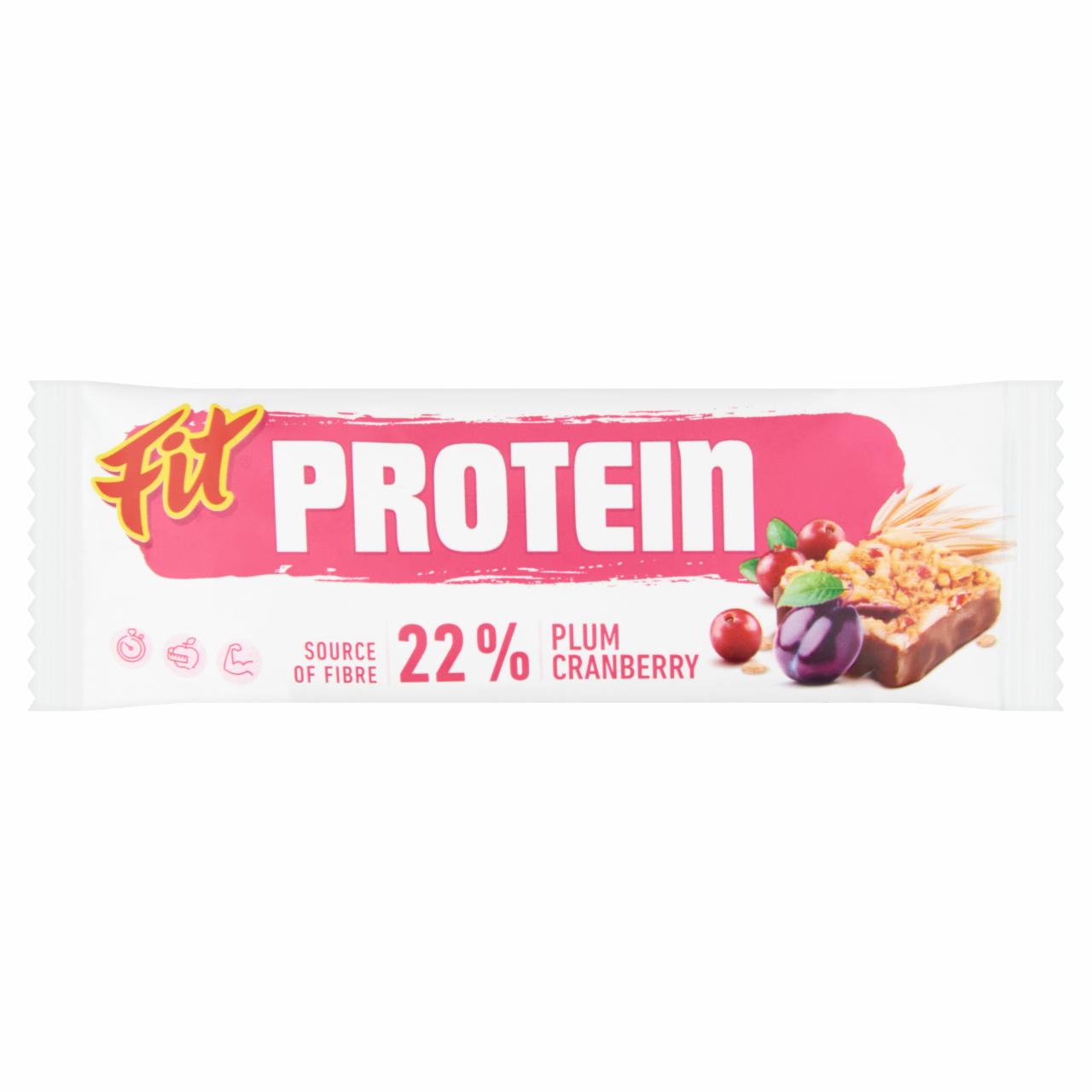 Képek - Fit Protein müzliszelet vörös áfonyával és szilvával 35 g