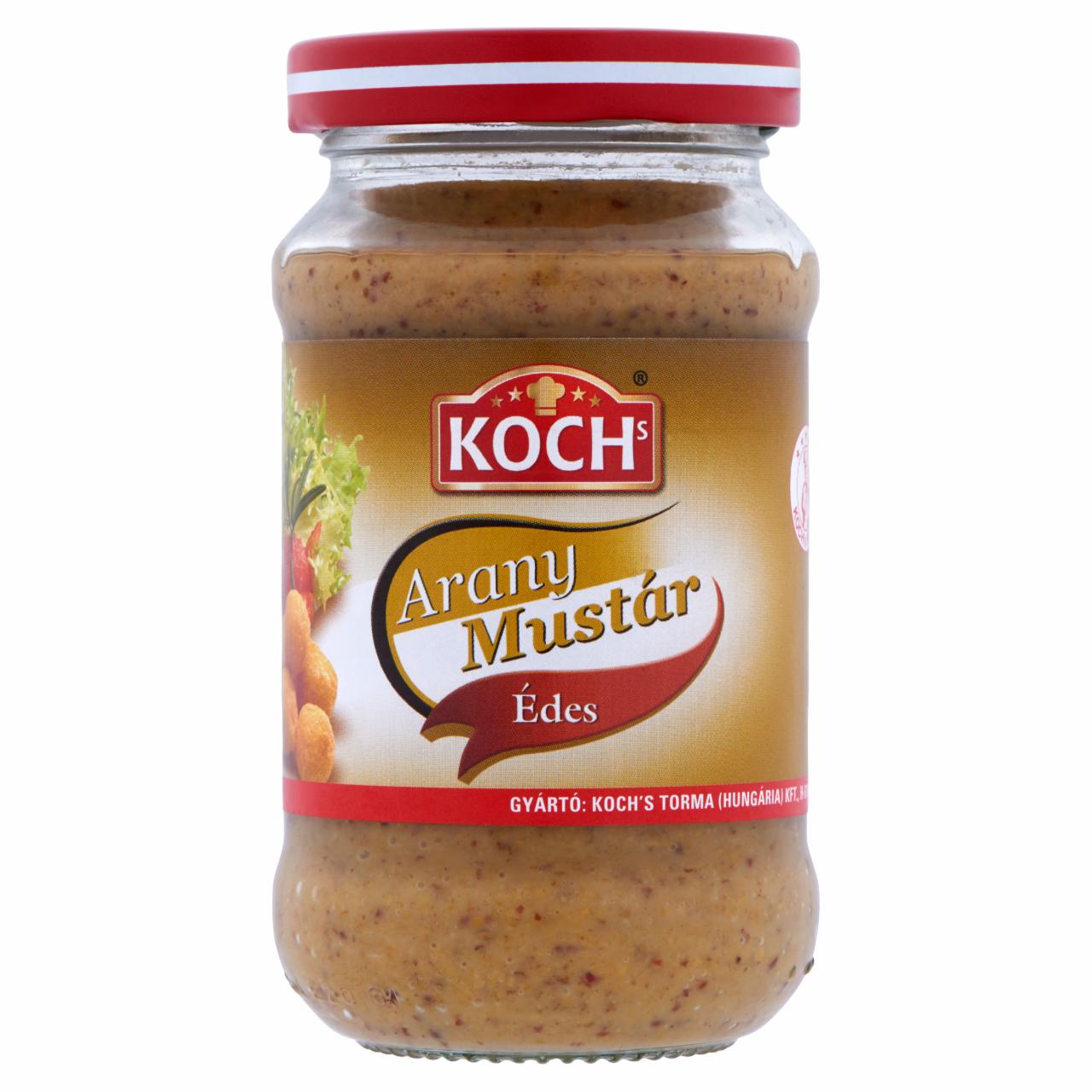 Képek - KOCHs édes arany mustár 200 g